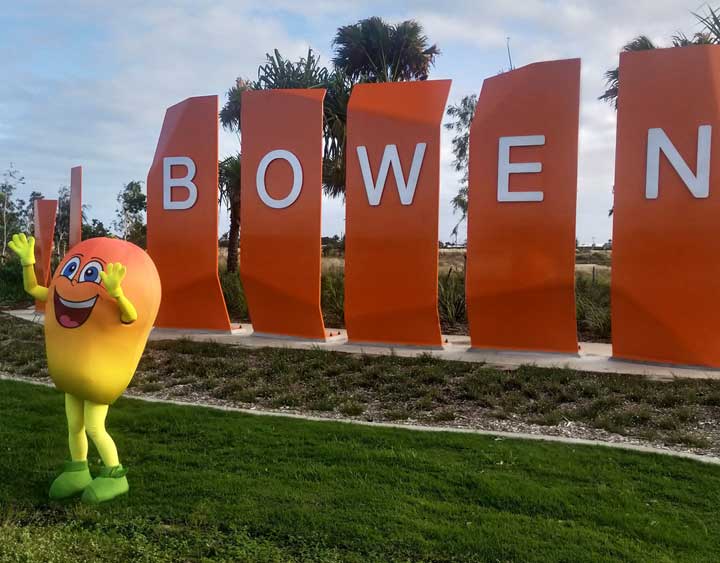 town of Bowen sign